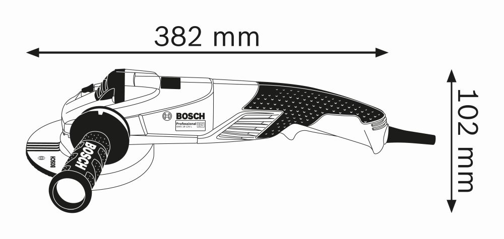 Bosch PRO Winkelschleifer GWS 18-125 SL Produktbild img3 L