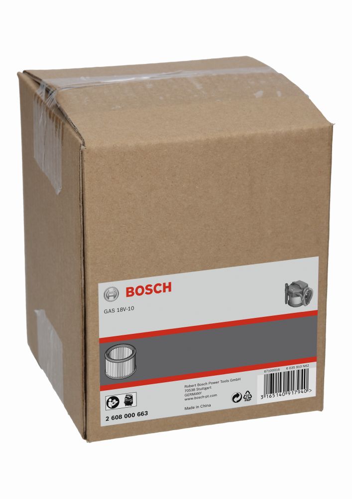 Bosch PRO Filter, passend zu: GAS 18V-10 L Produktbild img2 L