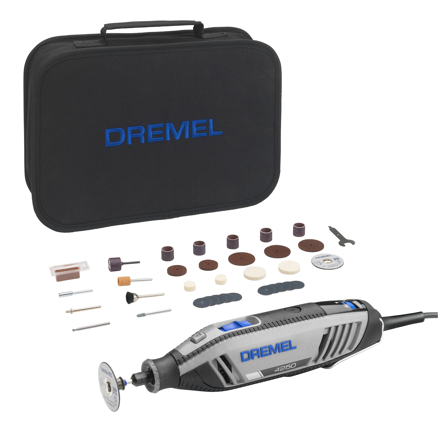 Dremel 4250, kabelgebundenes Multifunktionswerkzeug, 35 Zubehöre Produktbild img1 L
