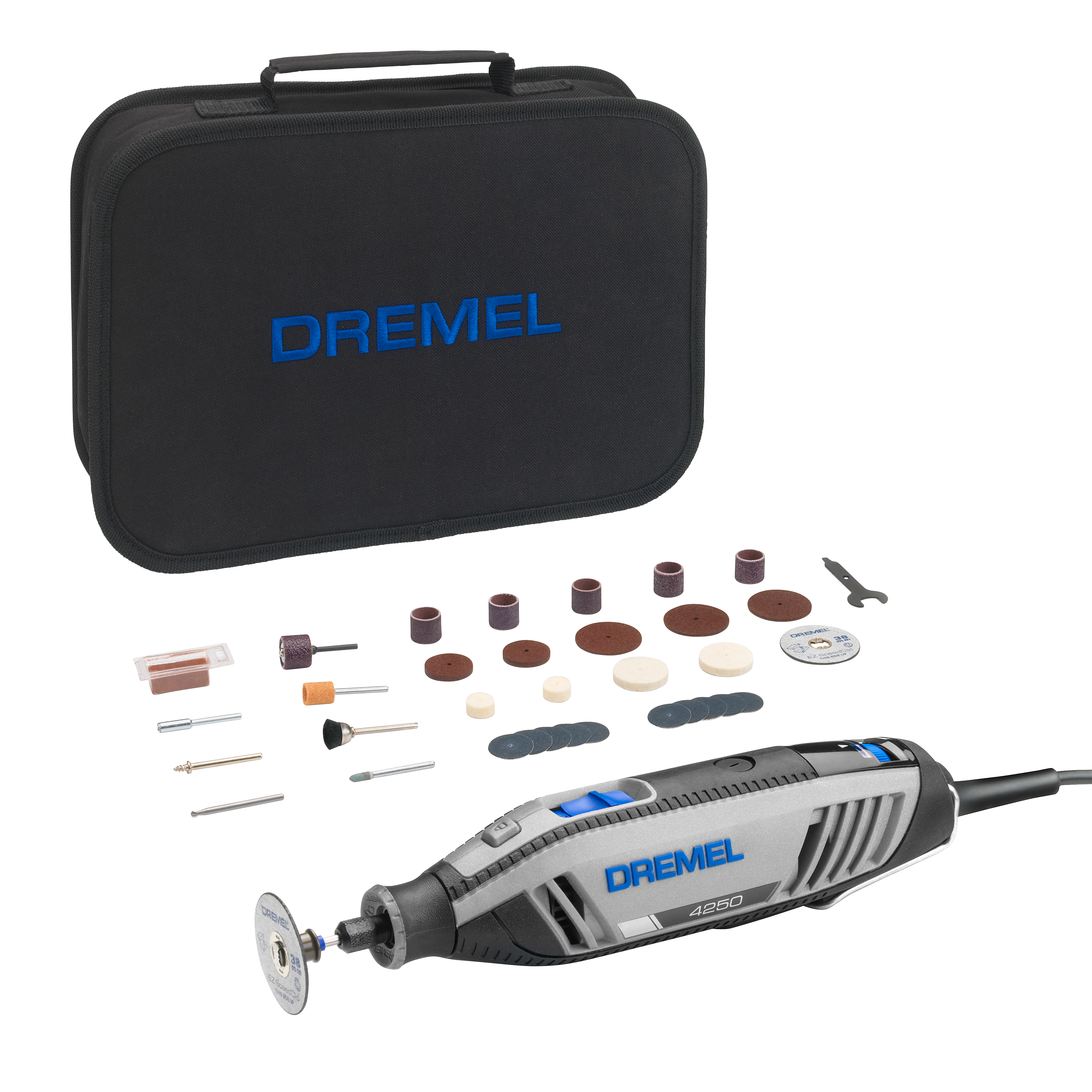 Dremel 4250, kabelgebundenes Multifunktionswerkzeug, 35 Zubehöre Produktbild img2 L