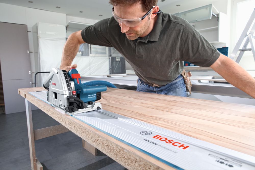 Bosch PRO Tauchsäge GKT 55 GCE + FSN 1400 Produktbild img5 L