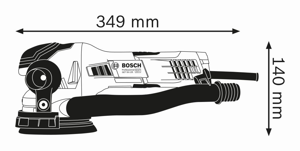 Bosch PRO Exzenterschleifer GET 55-125 Produktbild img3 L