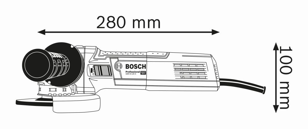 Bosch PRO Winkelschleifer mit X-LOCK GWX 9-125 S Produktbild img3 L