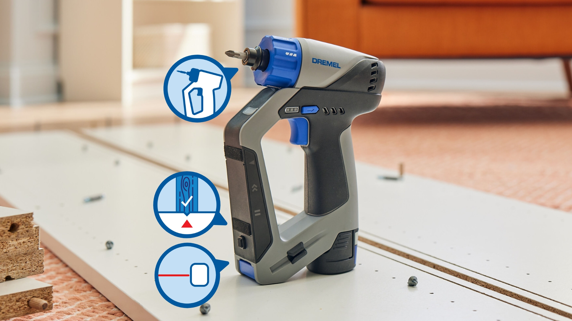 Dremel Blueprint 3-in-1 Akku-Bohrschrauber 12V Produktbild img2 L