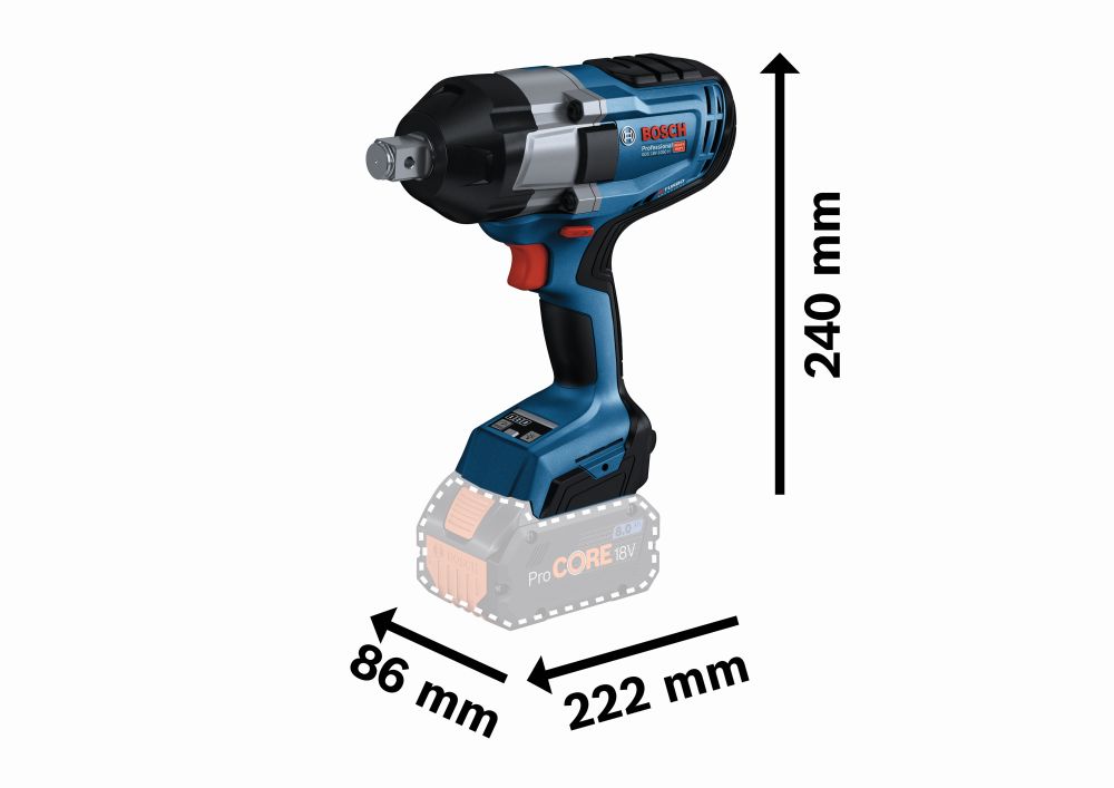 Bosch PRO Akku-Drehschlagschrauber GDS 18V-1050 H in L-BOXX Produktbild img3 L