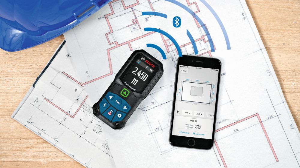 Bosch PRO Laser-Entfernungsmesser GLM 50-27 CG, 2 x 1,5 V LR6-Batterie (AA) Produktbild img6 L