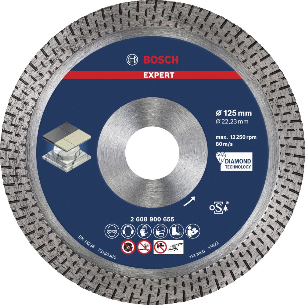 Bosch EXPERT Hard Ceramic Diamanttrennscheibe, 125x22,23 mm Produktbild img1 L