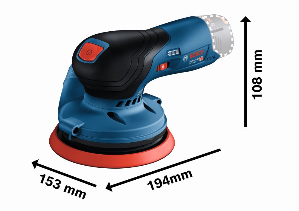 Bosch PRO Akku-Exzenterschleifer GEX 12V-125 in L-BOXX Produktbild img3 L