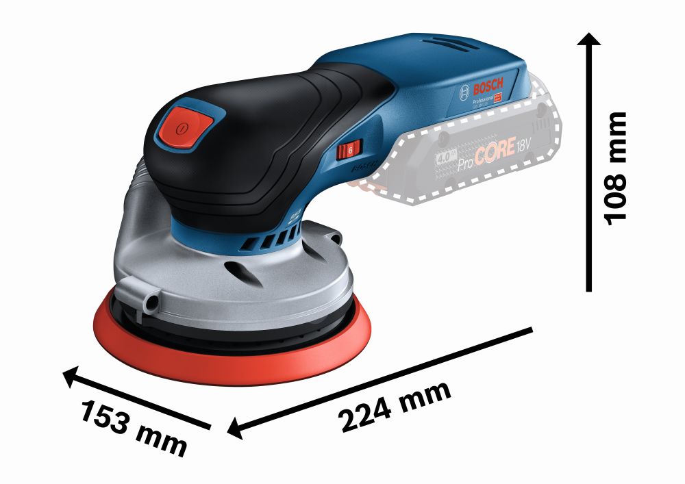 Bosch PRO Akku-Exzenterschleifer GEX 18V-125 Produktbild img3 L