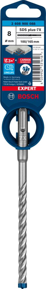Bosch EXPERT SDS plus-7X Hammerbohrer, 8x100x165 mm Produktbild img2 L