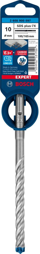 Bosch EXPERT SDS plus-7X Hammerbohrer, 10x100x165 mm Produktbild img2 L