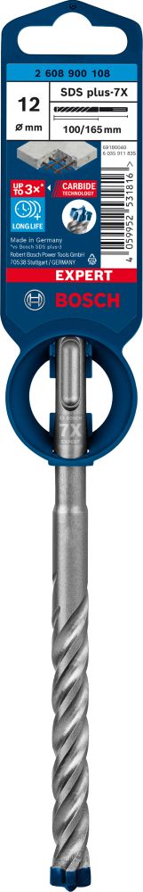 Bosch EXPERT SDS plus-7X Hammerbohrer, 12x100x165 mm Produktbild img2 L