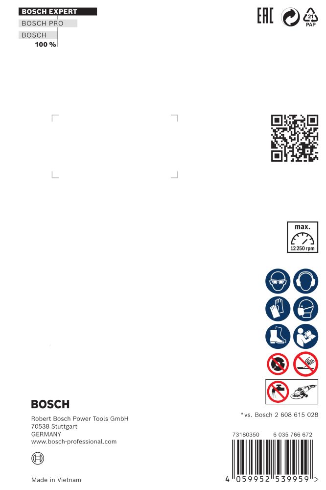 Bosch EXPERT Multi Material Diamanttrennscheibe, 125x22,23 mm Produktbild img3 L