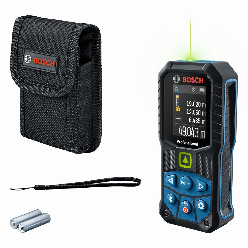 Bosch PRO Laser-Entfernungsmesser GLM 50-27 CG, 2 x 1,5 V LR6-Batterie (AA) Produktbild img1 L