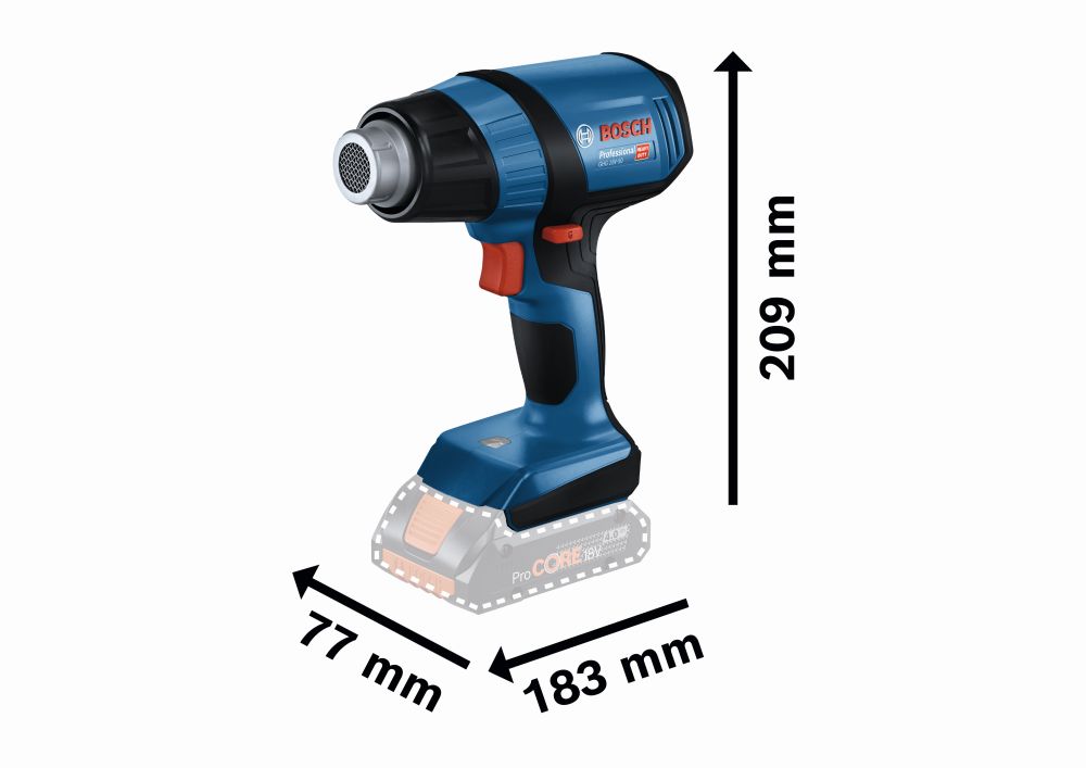Bosch PRO Akku-Heißluftgebläse GHG 18V-50 in L-BOXX Produktbild img3 L