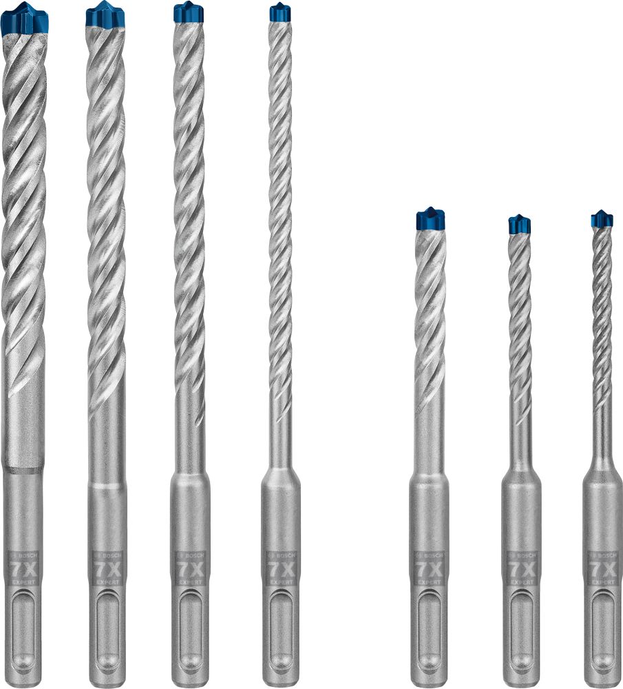 Bosch EXPERT SDS plus-7X Hammerbohrer-Set, D= 5/6/6/8/8/10/12 mm, 7-tlg. Produktbild img1 L