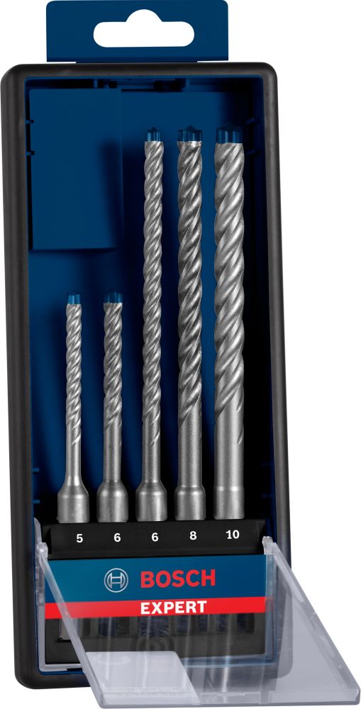 Bosch EXPERT SDS plus-7X Hammerbohrer-Set, D= 5 / 6 / 6 / 8 / 10&nbsp;mm, 5-tlg. Produktbild img2 L