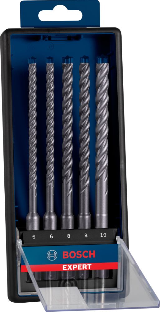 Bosch EXPERT SDS plus-7X Hammerbohrer-Set, 6/6/8/8/10x100x165 mm, 5-tlg. Produktbild img2 L