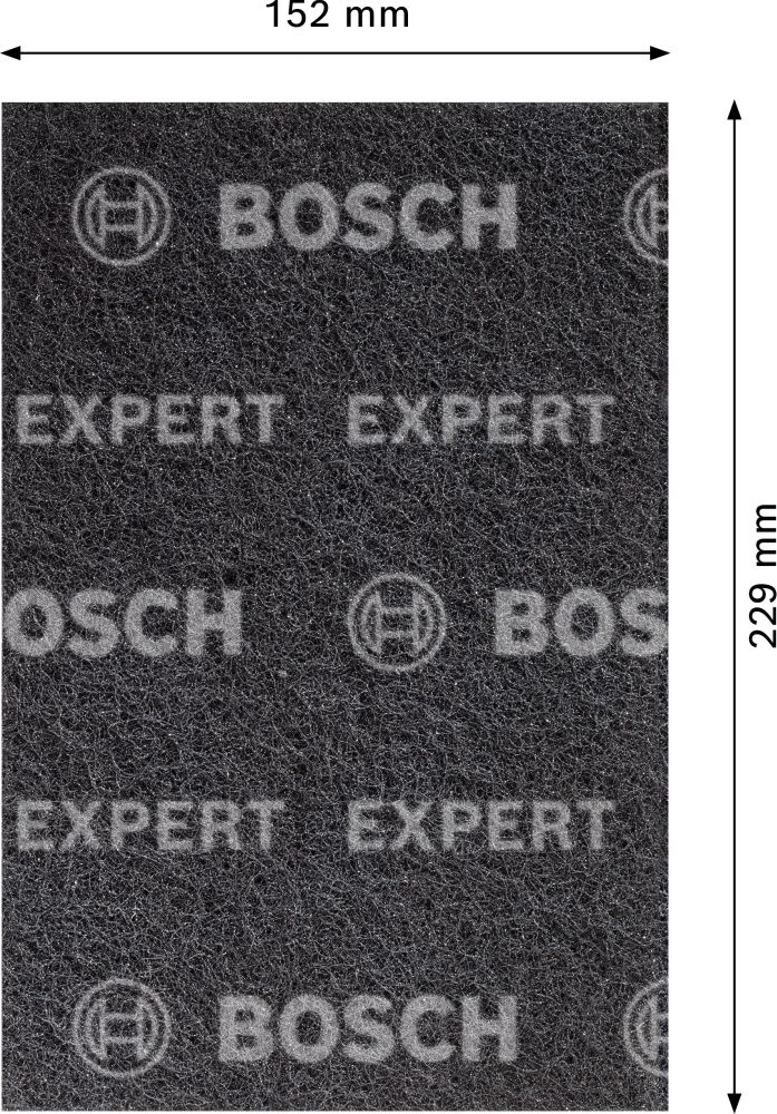 Bosch EXPERT N880 Vliespad, 152x229mm, Mittleres SiC Produktbild img2 L