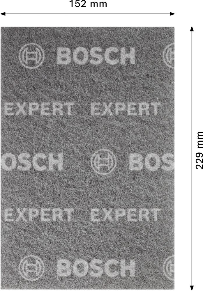 Bosch EXPERT N880 Vliespad, 152x229mm, Ultra feines AloX Produktbild img2 L