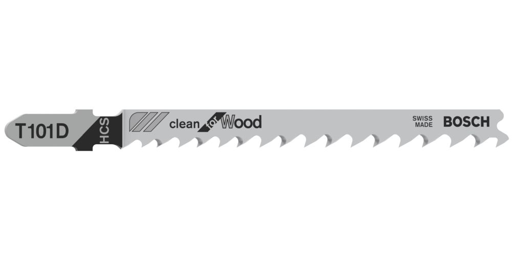 Bosch PRO Stichsägeblatt T 101 D Clean for Wood, 5er-Pack Produktbild img1 L