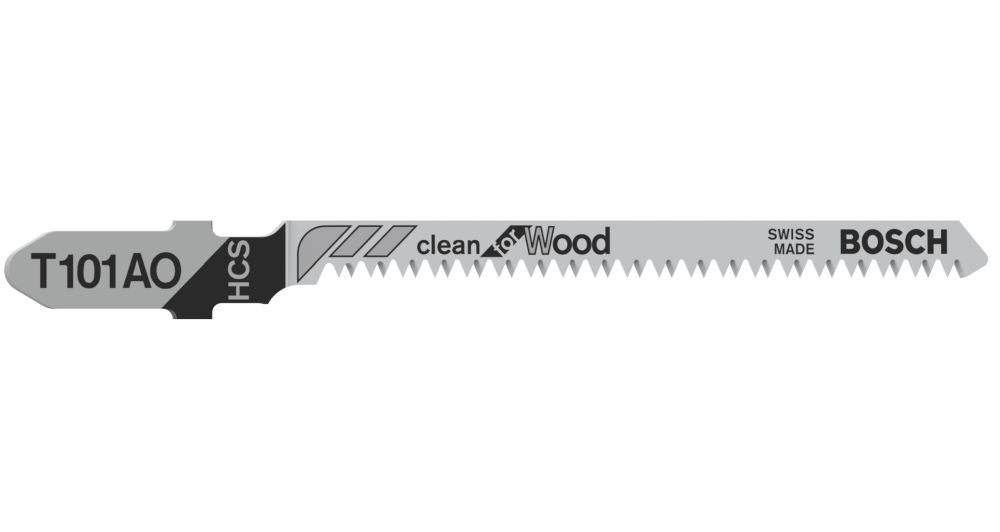 Bosch PRO Stichsägeblatt T 101 AO Clean for Wood, 5er-Pack Produktbild img1 L