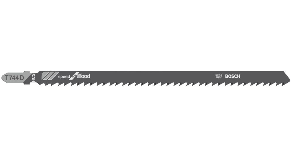 Bosch PRO Stichsägeblatt T 744 D Speed for Wood, 3er-Pack Produktbild img1 L