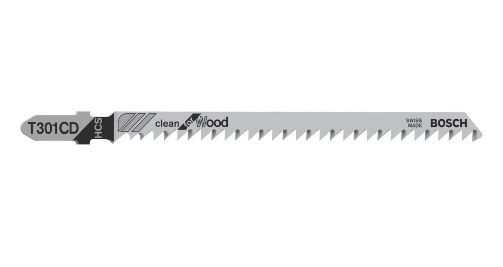 Bosch PRO Stichsägeblatt T 301 CD Clean for Wood, 5er-Pack Produktbild img1 L