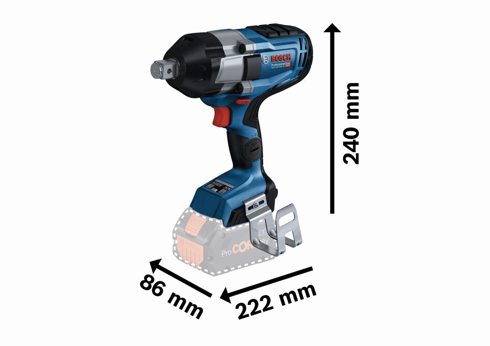 Bosch PRO Akku-Drehschlagschrauber GDS 18V-1050 HC in L-BOXX Produktbild img3 L