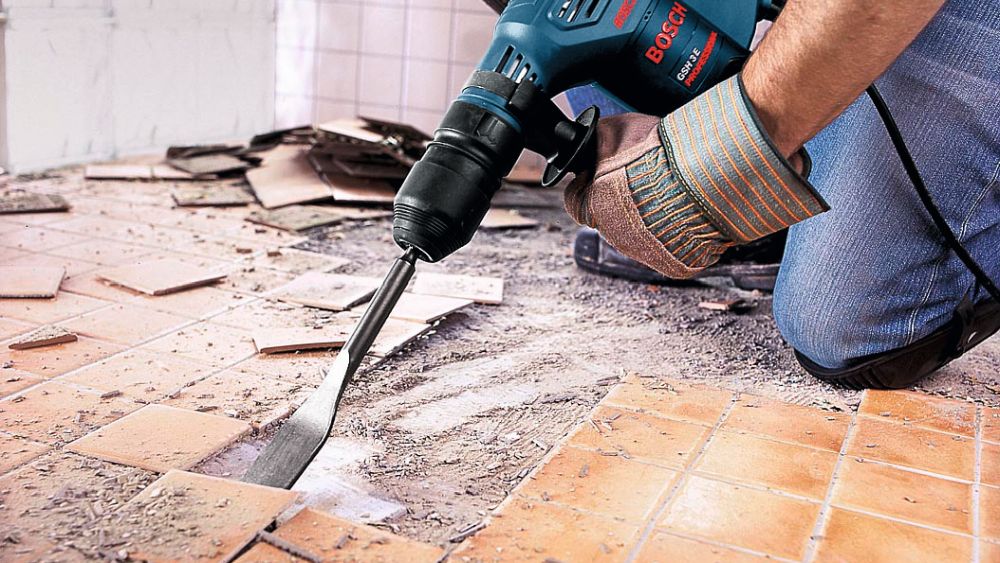 Bosch PRO Schlaghammer mit SDS plus GSH 3 im Handwerkerkoffer Produktbild img4 L