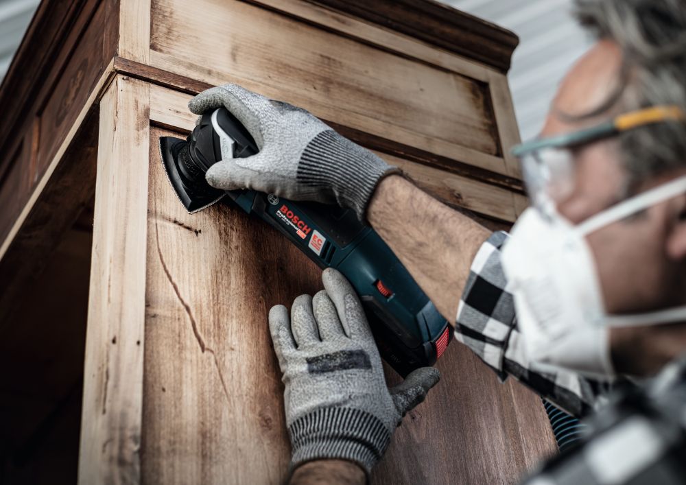 Bosch EXPERT C470 Deltaschleifblatt, 93mm, K80, 6 Löcher, 5-tlg. Produktbild img8 L