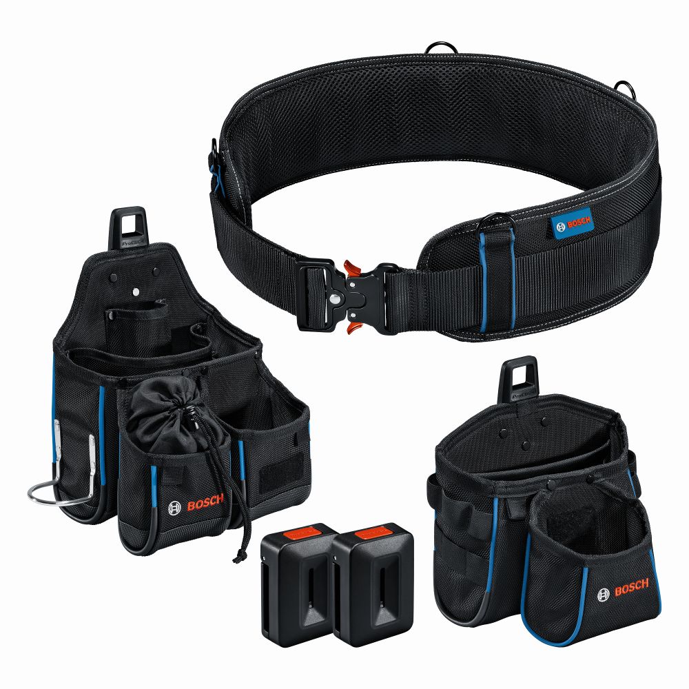 Bosch PRO Combo Kit Werkzeug-Set: 1x Gürtel 108, 1x GWT 2, 1x GWT 4, 2x ProClick Holder Produktbild img1 L