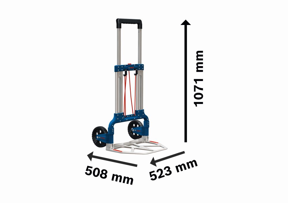 Bosch PRO Klappbare Sackkarre Alu-Caddy Produktbild img3 L