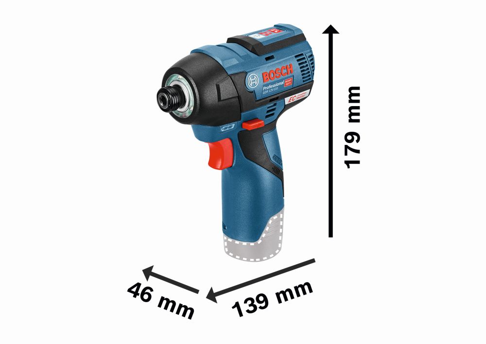 Bosch PRO Akku-Drehschlagschrauber GDR 12V-110 Produktbild img3 L