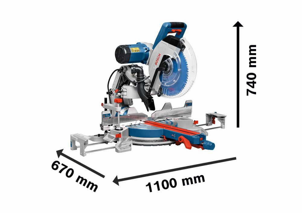 Bosch PRO Kapp- und Gehrungssäge GCM 12 GDL Produktbild img3 L