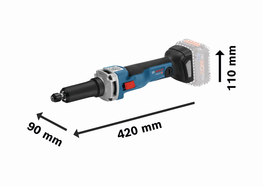 Bosch PRO Akku-Geradschleifer GGS 18V-23 LC Produktbild img3 L