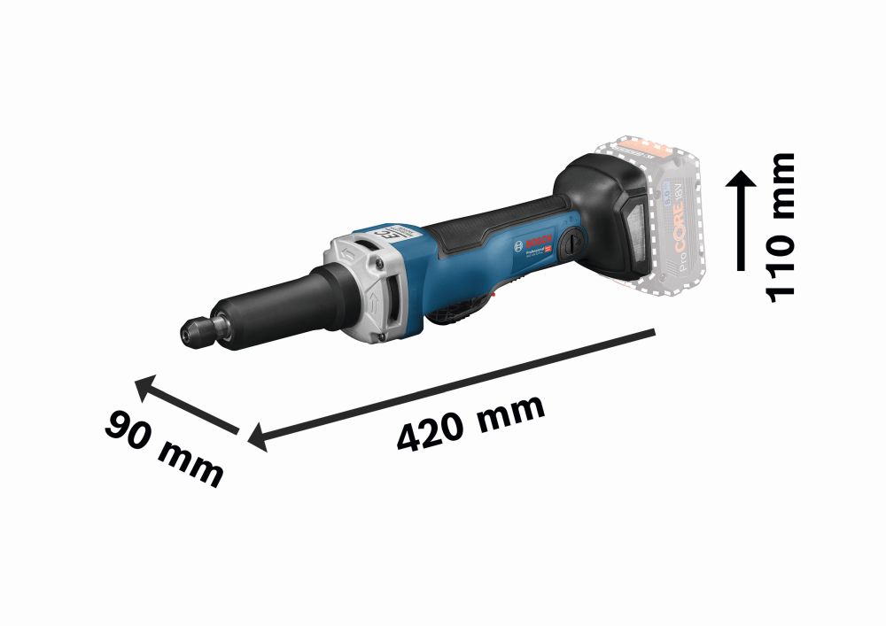 Bosch PRO Akku-Geradschleifer GGS 18V-23 PLC Produktbild img3 L