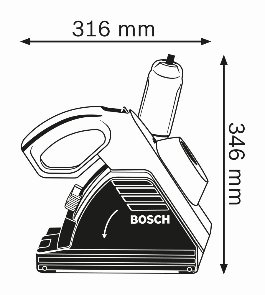Bosch PRO Mauernutfräse GNF 35 CA Produktbild img3 L