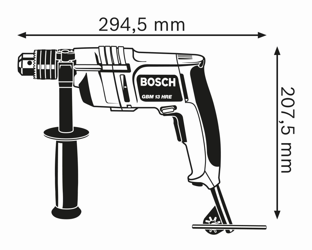 Bosch PRO Bohrmaschine GBM 13 HRE Produktbild img3 L