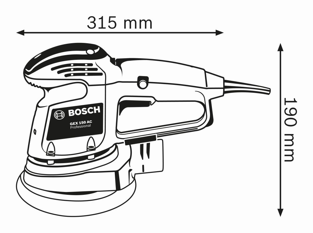 Bosch PRO Exzenterschleifer GEX 34-150 Produktbild img3 L
