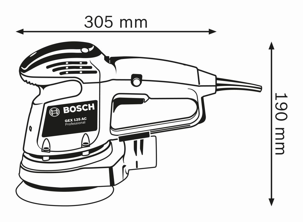 Bosch PRO Exzenterschleifer GEX 34-125 Produktbild img3 L