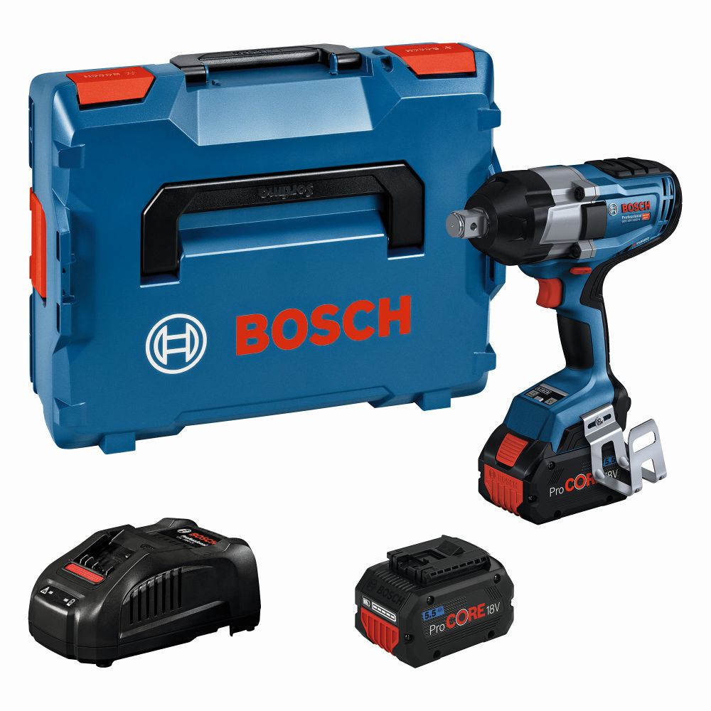 Bosch PRO Akku-Drehschlagschrauber GDS 18V-1050 H, 2 x Akku ProCORE18V 5.5Ah in L-BOXX Produktbild img1 L