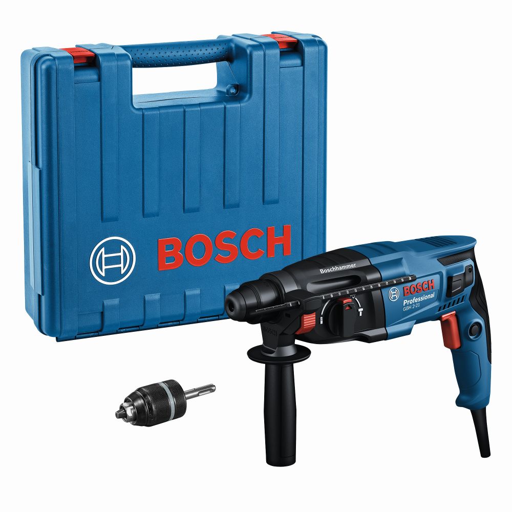 Bosch PRO Bohrhammer mit SDS plus GBH 2-21: Schnellspannbohrfutter SDS plus-Adapter Produktbild img1 L