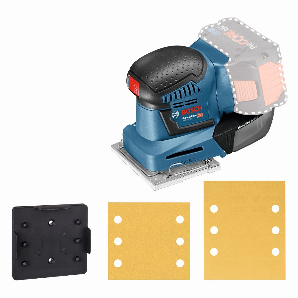 Bosch PRO Akku-Schwingschleifer GSS 18V-10 Produktbild img1 L