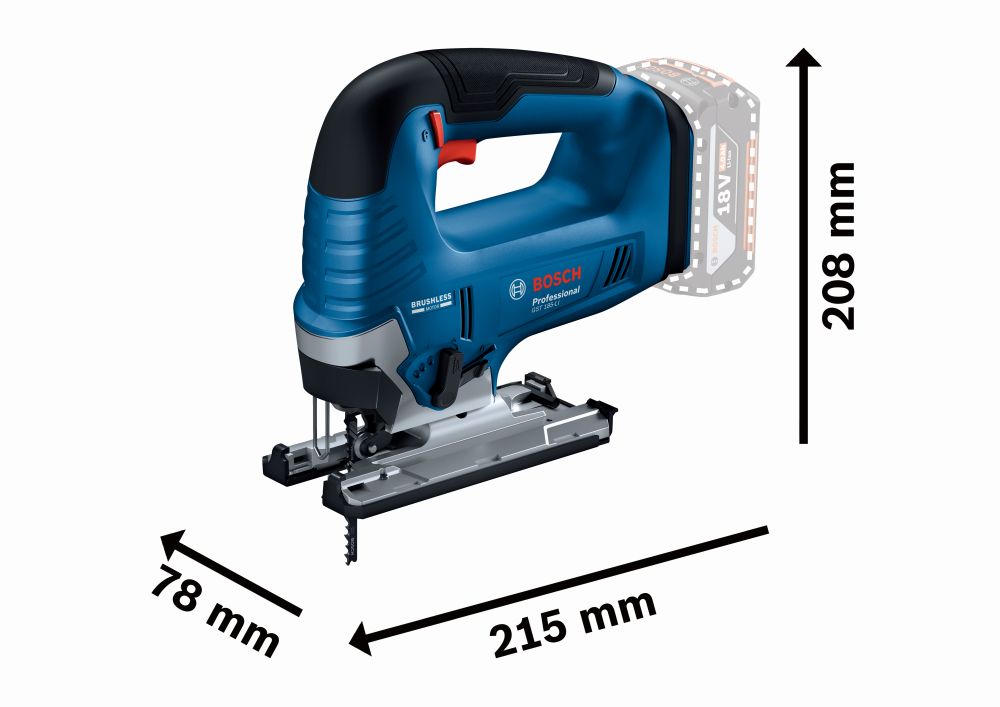 Bosch PRO Akku-Stichsäge GST 18V-125 B Produktbild img3 L
