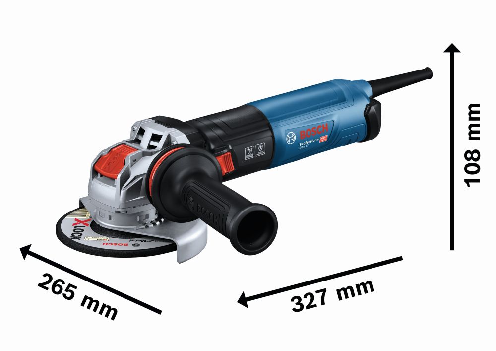 Bosch PRO Winkelschleifer mit X-LOCK GWX 17-125 S Produktbild img3 L
