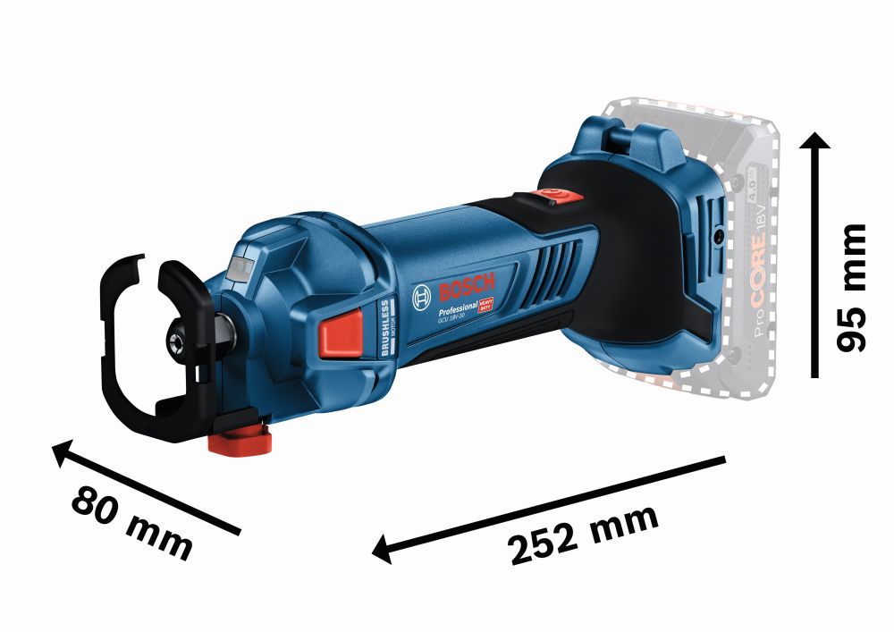 Bosch PRO Akku-Rotationswerkzeug GCU 18V-30, L-BOXX Produktbild img3 L