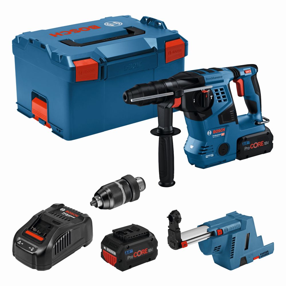 Bosch PRO Akku-Bohrhammer mit SDS plus GBH 18V-28 CF Produktbild img1 L