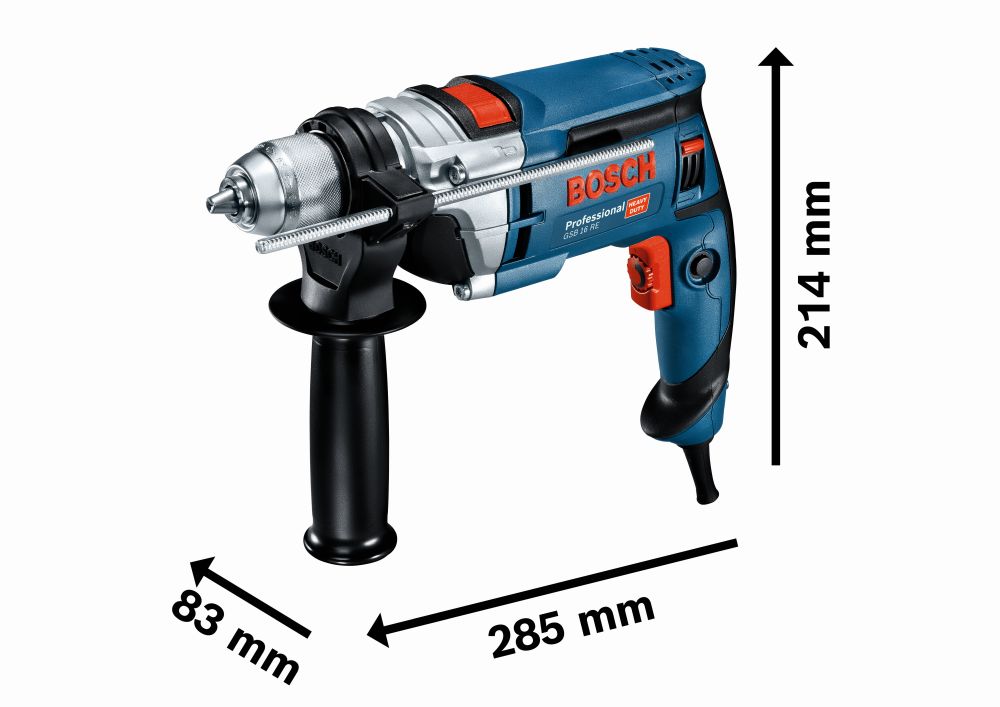 Bosch PRO Schlagbohrmaschine GSB 16 RE im Handwerkerkoffer Produktbild img3 L
