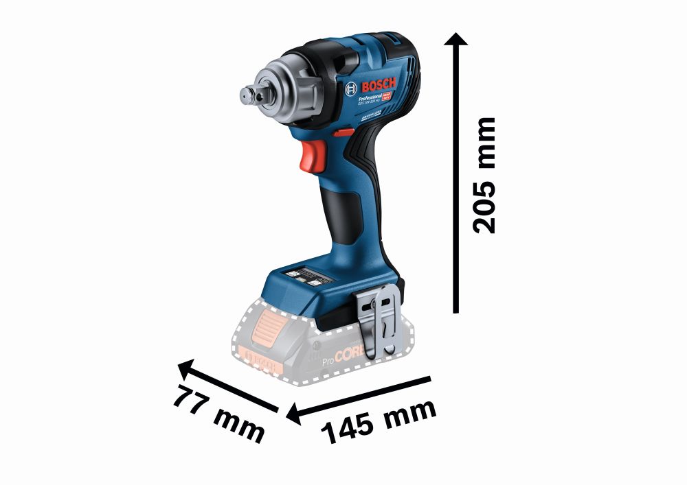 Bosch PRO Akku-Drehschlagschrauber GDS 18V-330 HC, L-BOXX 136, 1 x Bluetooth GCY 42 Produktbild img3 L